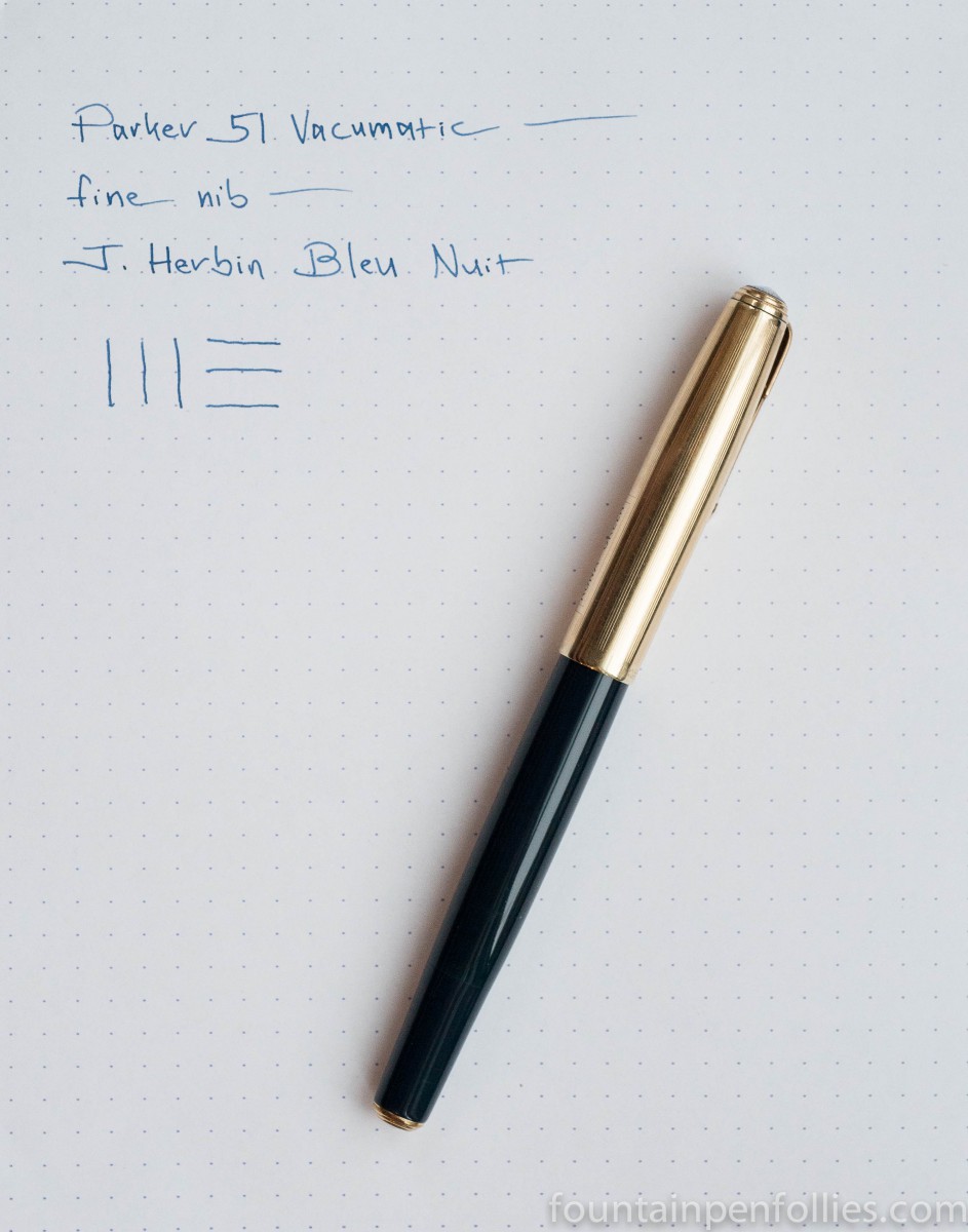 Pen of the Day: Parker 51 Double Jewel – Fountain Pen Follies