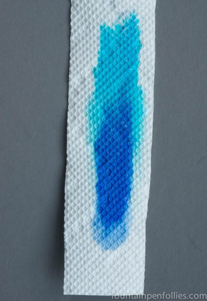 KWZ Azure #3 ink chromatography