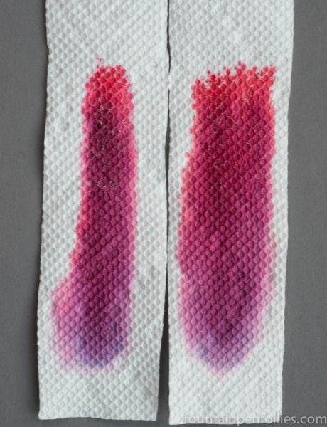 KWZ Maroon and Maroon #2 ink chromatography