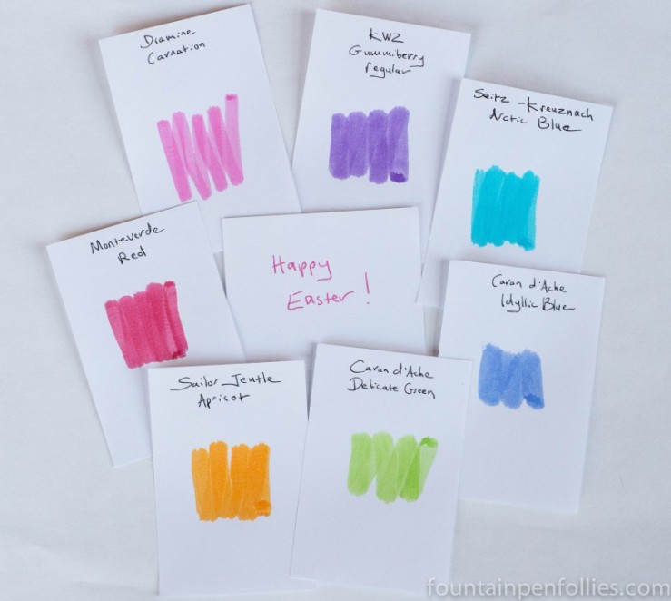 Easter Bouquet of Fountain Pen Ink Swabs