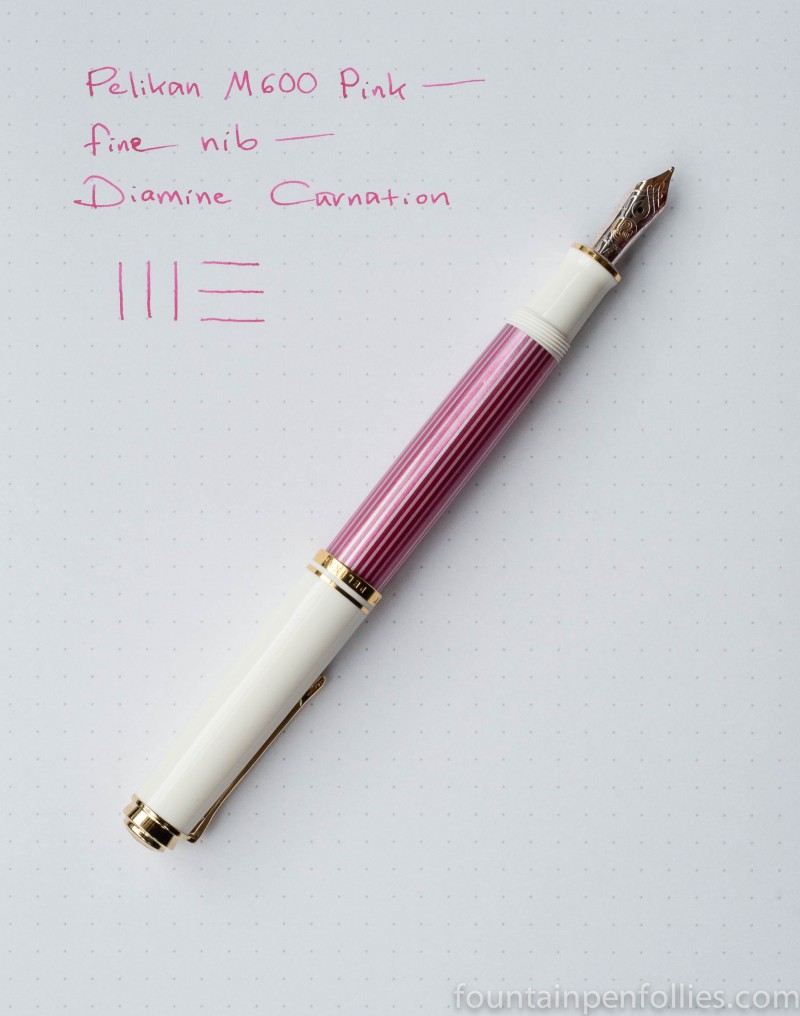 Pen of the Day: Pelikan M600 Pink – Fountain Pen Follies