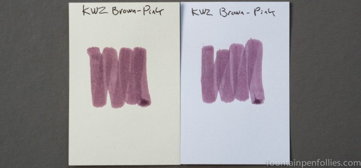 KWZ Brown-Pink ink