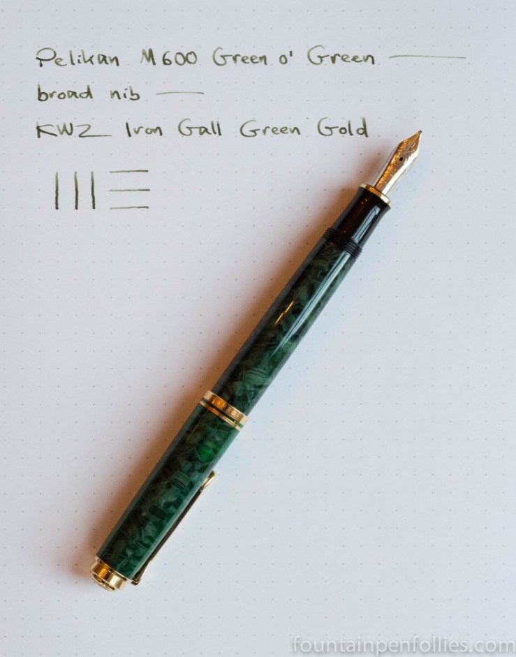 Pelikan M600 Green o' Green fountain pen