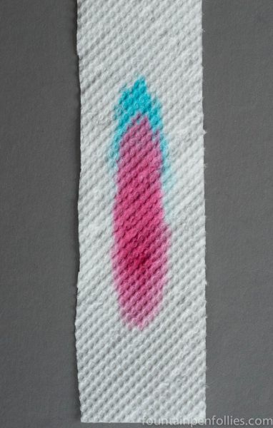 KWZ Brown-Pink ink chromatography