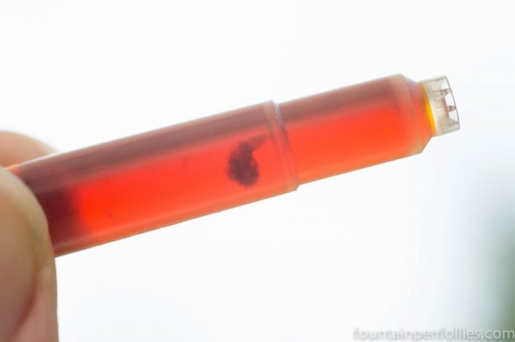 Montblanc Golden Yellow Ink cartridge with SITB