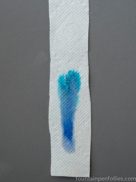 KWZ Azure #2 ink chromatography