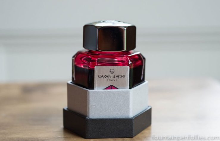 Caran d'Ache Divine Pink ink bottle