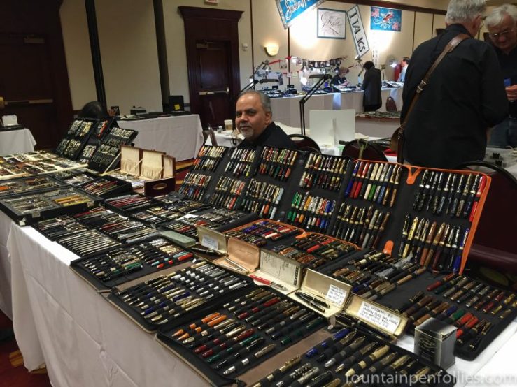2016 Chicago Pen Show fountain pens at Sarj Minhas table