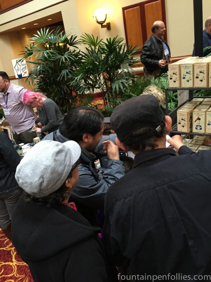 2016 Chicago Pen Show crowd at Vanness Pens