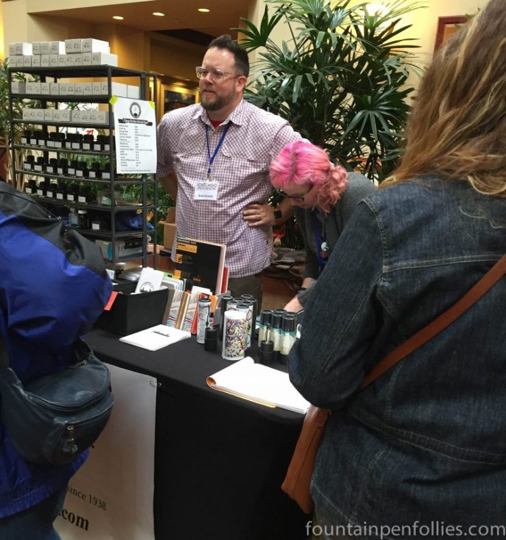 2016 Chicago Pen Show Vanness Pens Brad Dowdy Ana Reinert