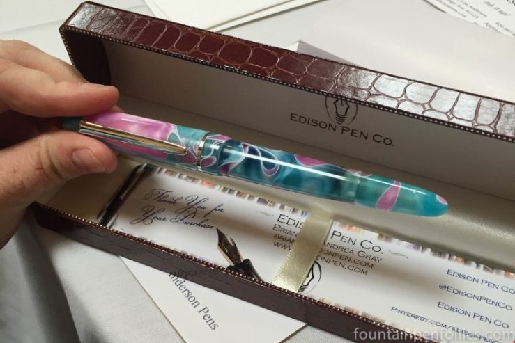 2016 Chicago Pen Show Edison Menlo Unicorn Barf