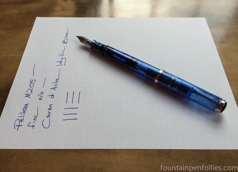 Pen of the Day: Pelikan M205 Transparent Blue (Again) – Fountain