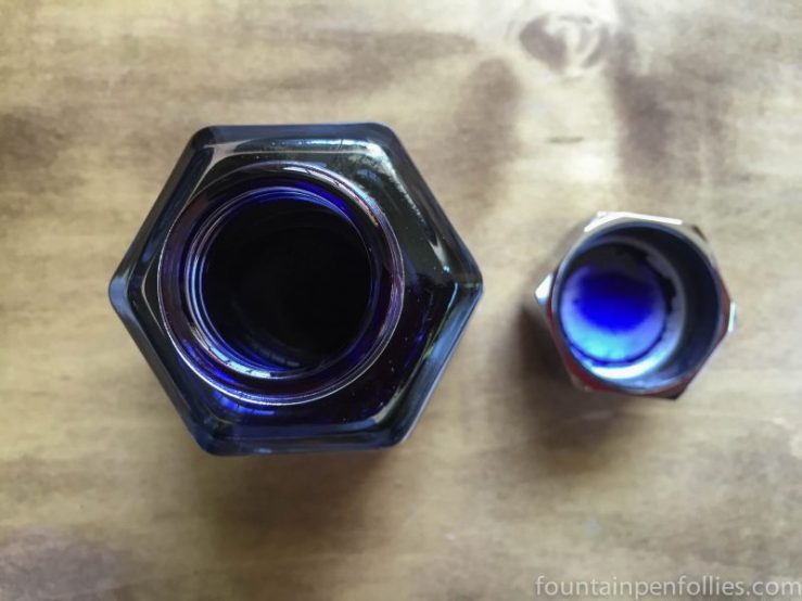 Caran d'Ache Idyllic Blue ink bottle