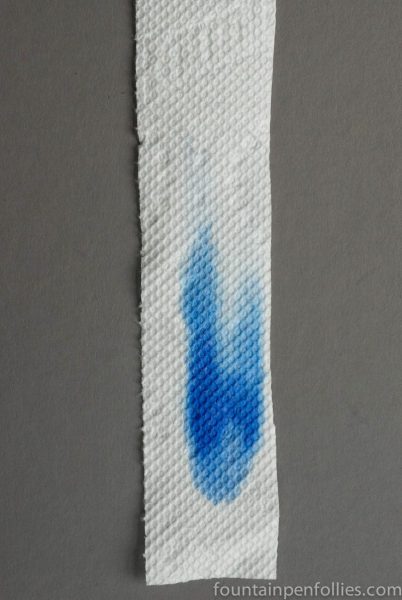 KWZ Azure #1 ink chromatography