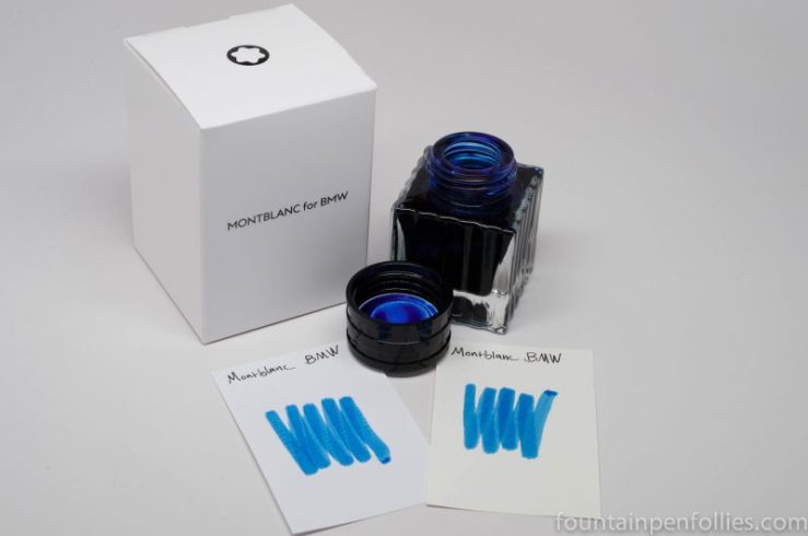 Montblanc BMW ink bottle and swabs