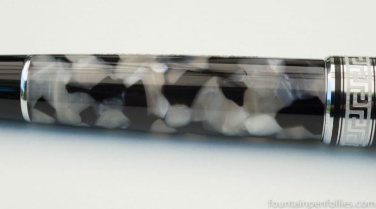 Aurora 369 Optima Monviso fountain pen closeup