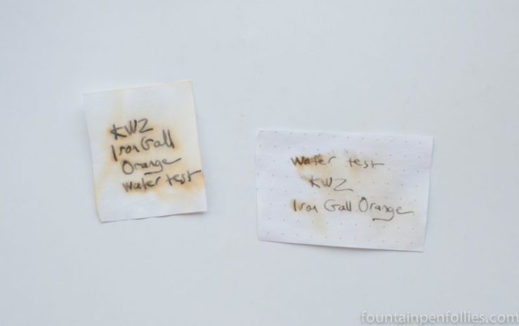 KWZ Iron Gall Orange water resistance