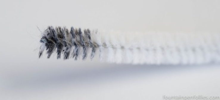 pipe cleaner with ink residue