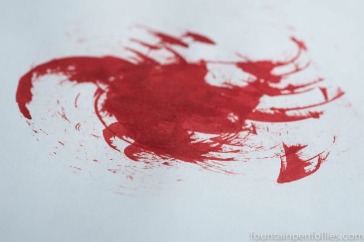 red ink mess
