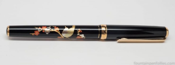 Platinum Classic Maki-e Bush Warbler fountain pen