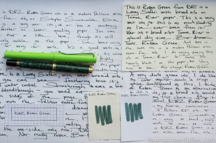 KWZ Rotten Green Writing Samples