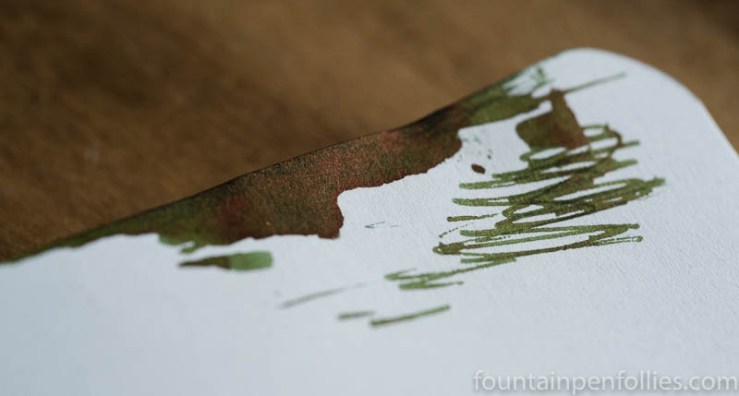 sheen of Sailor Tokiwa-Matsu on Step Forward wheat straw paper