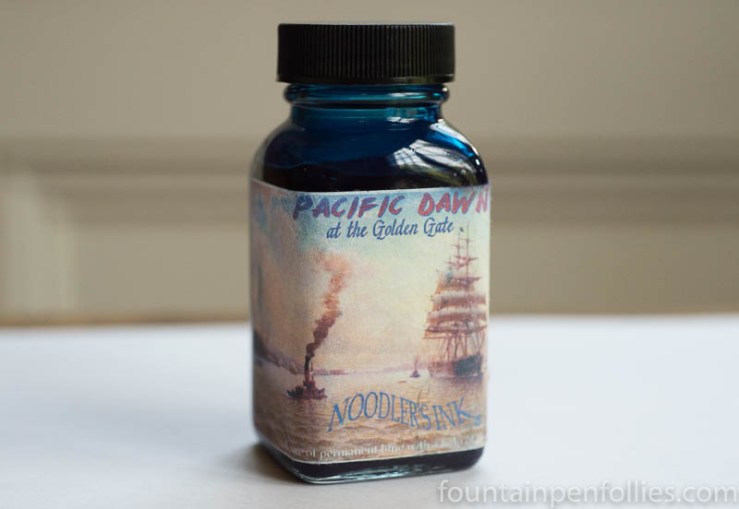 Noodler's Pacific Dawn at the Golden Gate