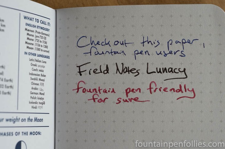 Field Notes Lunacy paper