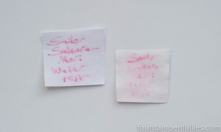 Sailor Sakura-Mori water resistance