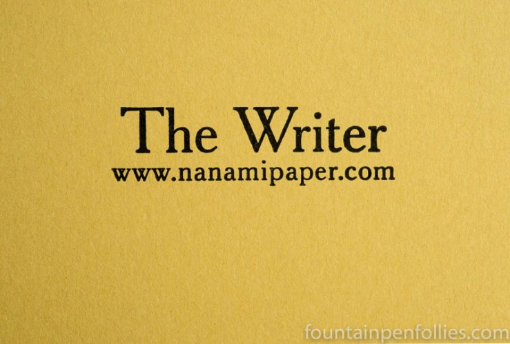 Nanami Paper The Writer Journal