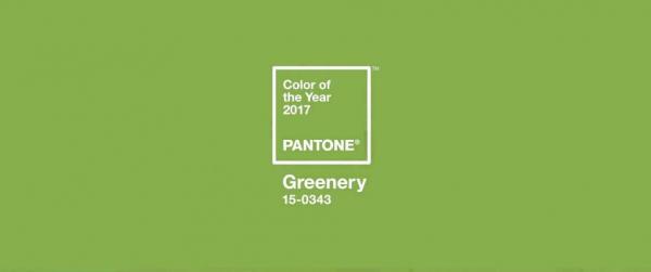 Pantone Greenery Color of the Year 2017