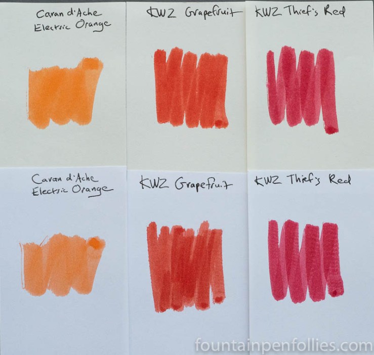 KWZ Grapefruit Swab Comparison