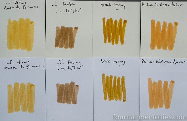 KWZ Honey swab comparisons