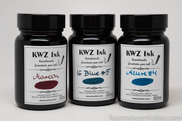KWZ ink bottles