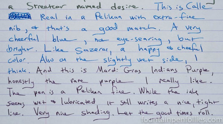 Papier Plume Calle Real and Mardi Gras Indians Purple