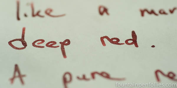 KWZ Red #1 writing sample