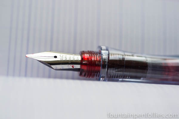 stainless steel nib with iron gall ink