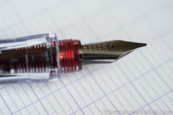 stainless steel nib with iron gall ink