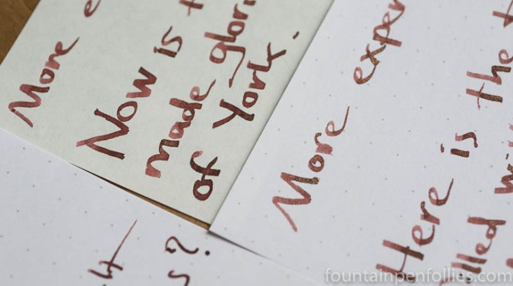 J. Herbin Caroube de Chypre writing sample