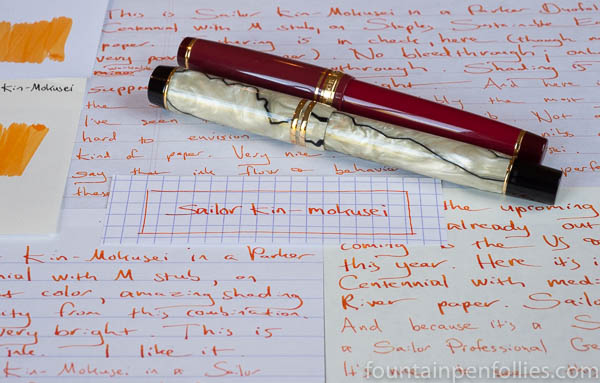 Sailor Kin-Mokusei writing samples