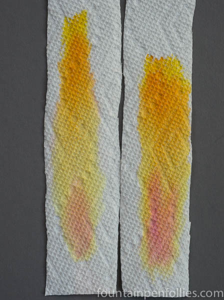 Sailor Kin-Mokusei paper towel chromatography