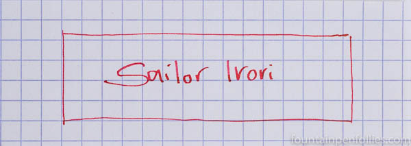 Sailor Irori writing sample