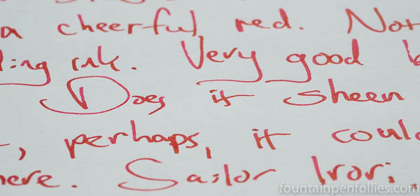 Sailor Irori writing sample