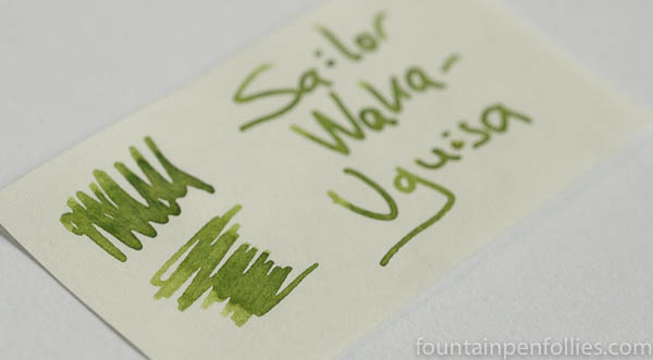 Sailor Waka-Uguisu writing sample