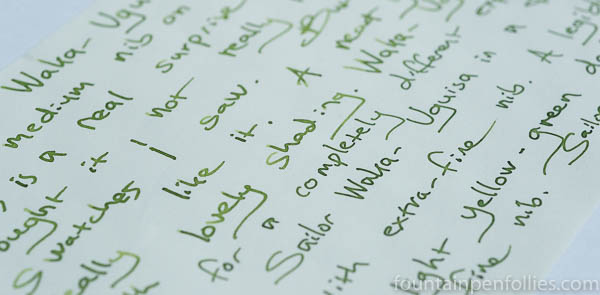 Sailor Waka-Uguisu writing sample