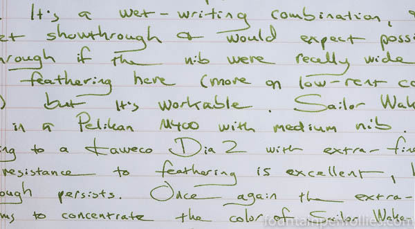 Sailor Waka-Uguisu writing sample