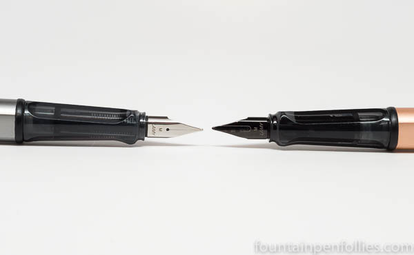 Lamy Al-Star and Lamy Lx nib comparison
