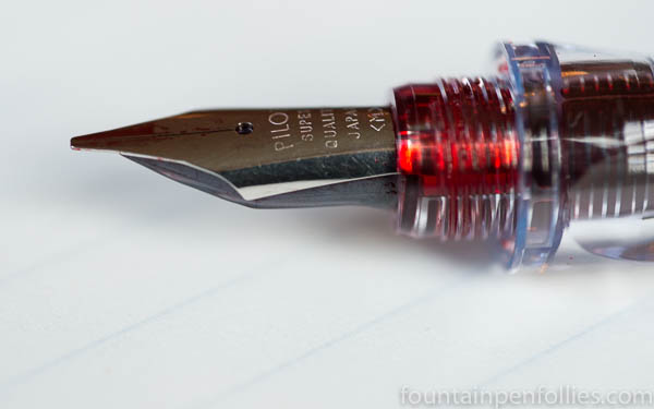 stainless steel nib with iron gall ink