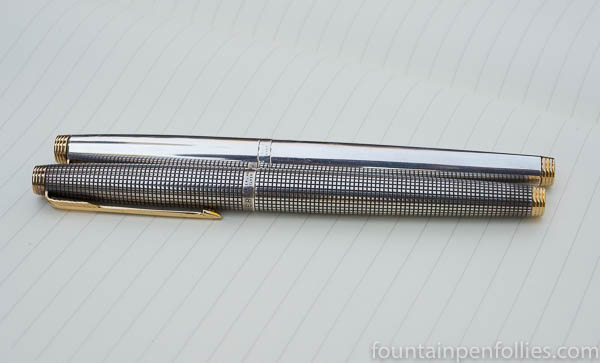 Parker 75 Sterling Silver Plain and Cisele