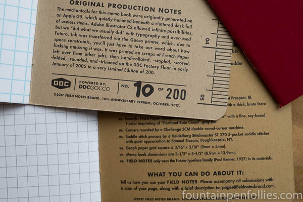 Field Notes Tenth Anniversary Set